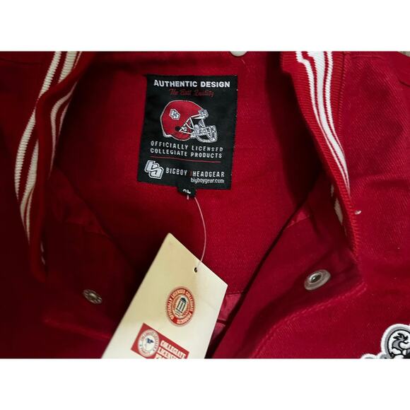 Big Boy HeadGear Red & White Hornets Jacket - Picture 7 of 9